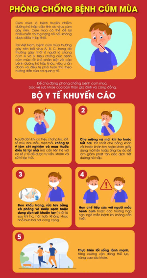 Xã Đại Phước Tăng cường công tác phòng chống bệnh Cúm mùa trên địa bàn xã