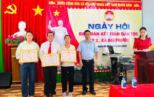 Đại Phước tổ chức ngày hội đại đoàn kết toàn dân tộc – gắn kết cộng đồng, thắm đậm tình làng nghĩa xóm