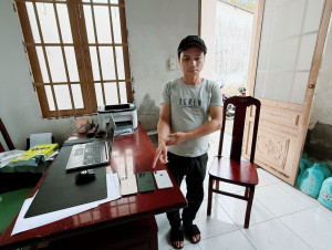 Công an xã Đại Phước khám phá nhanh vụ trộm cắp tài sản, tạm giữ 01 đối tượng