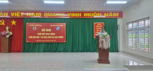 Hội nghị ký kết phối hợp hoạt động giữa Đơn vị Hải Đội 1 và Hội LHPN xã.