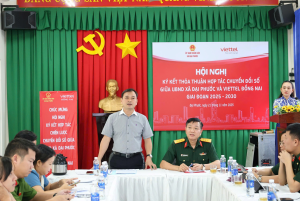 UBND xã Đại Phước long trọng tổ chức Hội nghị Lễ Ký kết Thỏa thuận Hợp tác Chiến lược Chuyển đổi số với Viettel Đồng Nai, giai đoạn 2025 - 2030