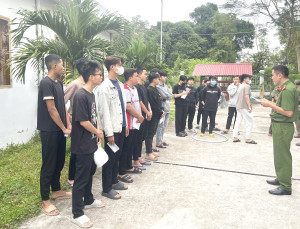 Thanh niên xã Đại Phước tham gia khám sức khỏe nghĩa vụ quân sự và nghĩa vụ tham gia CAND năm 2026