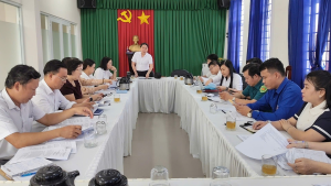 Thẩm tra nội dung lĩnh vực Kinh tế -Ngân sách trình tại Kỳ họp thứ 4,  HĐND xã Đại Phước