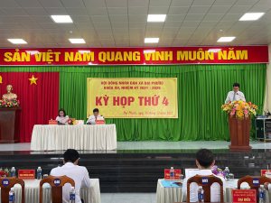 Kỳ họp Thứ 4 Hội đồng nhân dân xã Đại Phước