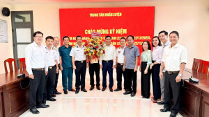 Công an xã Đại Phước tham gia Đoàn công tác thăm, chúc mừng các đơn vị Quân đội nhân kỷ niệm 81 năm Ngày thành lập QĐND việt nam