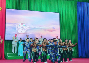 Hội LHPN xã Đại Phước đồng hành cùng hải đội 1 – lữ đoàn 125 tạo dấu ấn tại liên hoan văn nghệ "Vinh quang người lính biển"