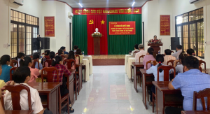 Xã Đại Phước tổ chức lễ công bố quyết định thành lập trạm y...