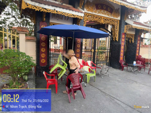 Công an xã Đại Phước quyết tâm lập lại trật tự, kỷ cương an toàn giao thông tại khu vực Đền thờ liệt sĩ xã Phước Khánh (cũ)