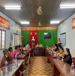 Phát huy vai  trò của tổ chức Hội và các tầng lớp phụ nữ trong công tác tuyên truyền bầu cử Quốc hội khóa XVI và đại biểu Hội đồng nhân dân các cấp nhiệm kỳ 2026 - 2031