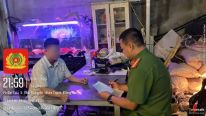 Công an xã Đại Phước tăng cường kiểm tra, rà soát cư trú làm sạch dữ liệu dân cư, phục vụ bầu cử Quốc hội và HĐND các cấp