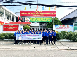 Tuổi trẻ xã Đại Phước ra quân ngày chủ nhật xanh chào mừng Đại hội Đại biểu đảng Toàn quốc lần thứ XIV