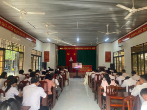 Xã Đại Phước tham gia sinh hoạt chi bộ tháng 01 năm 2026 theo hình thức truyền hình và phát thanh trực tiếp