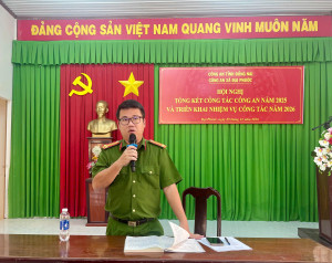 Công an xã Đại Phước chủ động triển khai kế hoạch bảo đảm an ninh, trật tự phục vụ Lễ động thổ xây dựng cầu Cát Lái