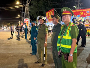 Công an xã Đại Phước phối hợp các lực lượng bảo đảm an toàn tuyệt đối Đêm văn nghệ đặc biệt, bắn pháo hoa chào mừng năm mới Bính Ngọ 2026