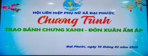Trao bánh chưng xanh – Đón Xuân ấm áp