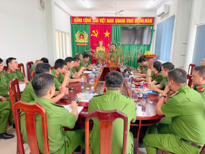 Công an xã Đại Phước bảo đảm vững chắc an ninh, trật tự phục vụ Nhân dân vui Xuân, đón Tết an toàn