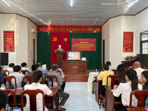 Xã Đại Phước tham dự Hội nghị trực tuyến toàn quốc hướng dẫn nghiệp vụ công tác bầu cử