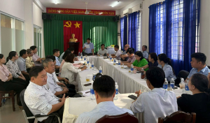 UBND xã Đại Phước đón tiếp Đoàn kiểm tra việc thực hiện quy định dạy thêm, học thêm trên địa bàn