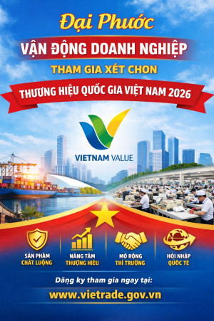 Tuyên truyền, vận động doanh nghiệp tham gia xét chọn sản phẩm đạt Thương hiệu Quốc gia Việt Nam năm 2026