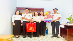 Hoạt động thăm, tặng quà và chúc tết giữa hai đơn vị kết nghĩa: “Hải Đội 1 – Lữ Đoàn 125 và Hội LHPN xã Đại Phước” nhân dịp  Tết nguyên đán Bính Ngọ 2026