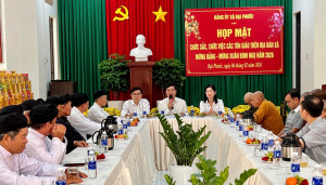 Họp mặt chức sắc, chức việc các tôn giáo nhân dịp đầu năm 2026