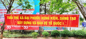 Rộn ràng chuẩn bị công tác Hội trại Tòng quân xã Đại Phước năm 2026.