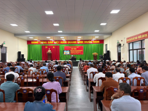 Xã Đại Phước tổ chức hội nghị trực tuyến triển khai công tác Bầu cử Đại biểu quốc hội khóa XVI và HĐND các cấp nhiệm kỳ 2026 – 2031
