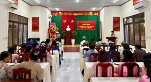 Xã Đại Phước tham dự tập huấn hướng dẫn thực hiện báo cáo theo các mẫu phụ lục bầu cử trên Hệ thống thông tin báo cáo (LRIS)