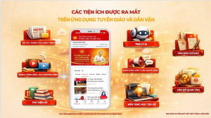 Đẩy mạnh tuyên truyền cài đặt và sử dụng  ứng dụng “Tuyên giáo và Dân vận”