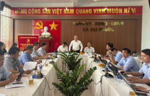 Xã Đại Phước làm việc với Sở Khoa học và Công nghệ về phát triển khoa học, công nghệ, đổi mới sáng tạo và chuyển đổi số