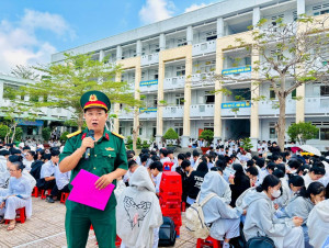 Ban chỉ huy quân sự xã Đại Phước tăng cường tuyên truyền tuyển sinh quân sự năm 2026