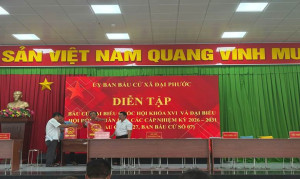 Diễn Tập Công Tác Bầu Cử