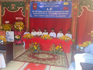 UBND xã Đại Phước tham dự Lễ tiếp rước Huấn lệnh của Hội Thánh Cao Đài