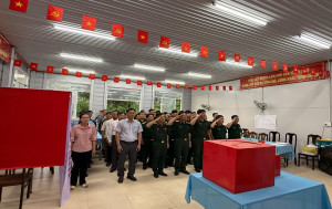 Lễ khai mạc Khu vực bỏ phiếu bầu cử trên địa bàn xã Đại Phước