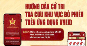 Hướng dẫn Cử tri tra cứu Khu vực bỏ phiếu trên ứng dụng VNeID
