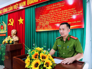 Công an xã Đại Phước triển khai cao điểm tấn công, trấn áp tội phạm bảo đảm an ninh trật tự
