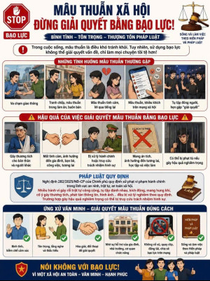 Công an xã Đại Phước tăng cường tuyên truyền phòng ngừa bạo lực, nâng cao ý thức thượng tôn pháp luật trong nhân dân