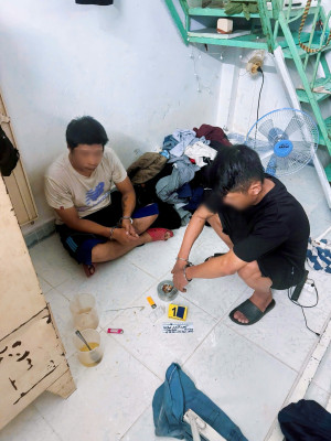 Công an xã Đại Phước triệt phá vụ tổ chức sử dụng trái phép chất ma túy, tạm giữ hình sự 03 đối tượng