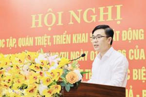 Đảng ủy xã Đại Phước tổ chức hội nghị học tập, quán triệt, triển khai Nghị quyết và phát động đợt thi đua đặc biệt 500 ngày đêm.
