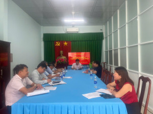 Bí thư Đảng ủy xã Đại Phước tiếp công dân định kỳ