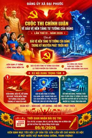 Phát động tham gia Cuộc thi chính luận về bảo vệ  nền tảng tư tưởng của Đảng lần thứ VI, năm 2026