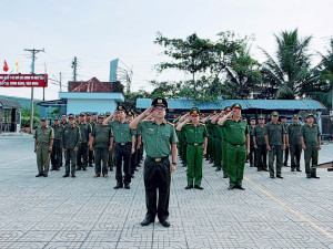 Công an xã Đại Phước tổ chức Lễ chào cờ Tổ quốc tháng 5/2026