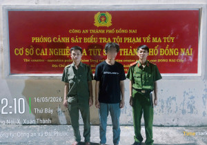 Công an xã Đại Phước đưa đối tượng đi cai nghiện bắt buộc, góp phần bảo đảm ANTT