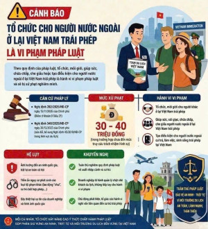 Công an xã Đại Phước tăng cường tuyên truyền, cảnh báo về hành vi tổ chức, chứa chấp người nước ngoài cư trú trái phép tại Việt Nam