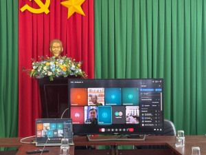 UBND xã Đại Phước tổ chức họp trực tuyến về công tác chuyển đổi số 6 tháng đầu năm và định hướng nhiệm vụ năm 2027