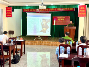Công an xã Đại Phước tổ chức Hội nghị tuyên truyền, phổ biến pháp luật về bảo vệ môi trường và phòng, chống ma túy