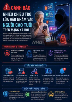 Công an xã Đại Phước tăng cường tuyên truyền, cảnh báo thủ đoạn lừa đảo nhắm vào người cao tuổi trên mạng xã hội