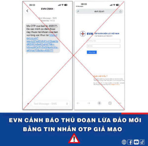 Công an xã Đại Phước tuyên truyền cảnh báo thủ đoạn lừa đảo bằng tin nhắn OTP giả mạo EVN