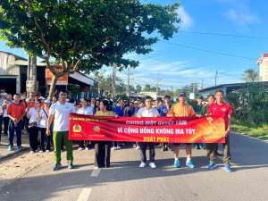 Xã Đại Phước tổ chức lễ mít tinh hưởng ứng tháng hành động phòng, chống ma túy năm 2026 và ngày chạy olympic vì một xã không ma túy