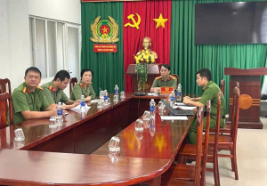 Công an xã đại phước dự hội nghị trực tuyến triển khai công tác bảo đảm an ninh, trật tự kỳ thi tốt nghiệp THPT năm 2026